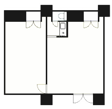 賃貸オフィス間取り図