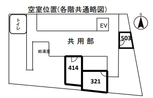 賃貸オフィス間取り図