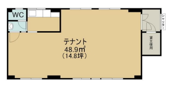 賃貸オフィス間取り図