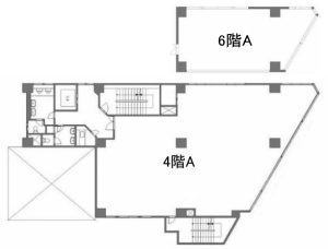 賃貸オフィス間取り図