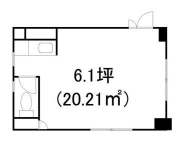 賃貸オフィス間取り図