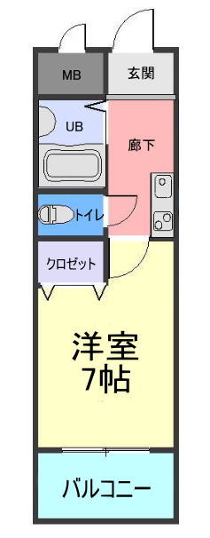 賃貸オフィス間取り図