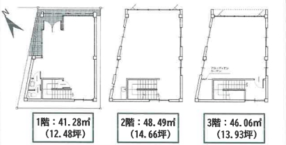 賃貸オフィス間取り図