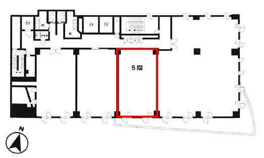 賃貸オフィス間取り図