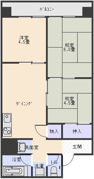 賃貸オフィス間取り図