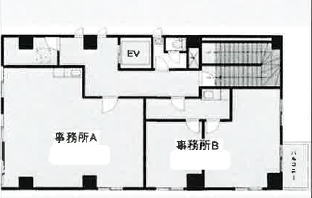 賃貸オフィス間取り図