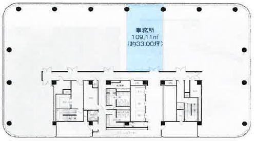 賃貸オフィス間取り図