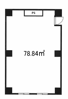 賃貸オフィス間取り図