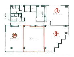 賃貸オフィス間取り図