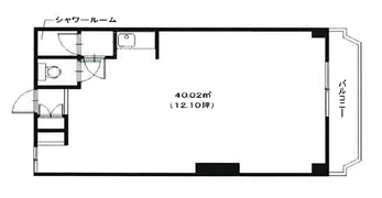 賃貸オフィス間取り図
