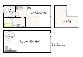 賃貸オフィス間取り図