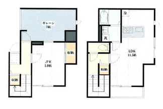 賃貸オフィス間取り図