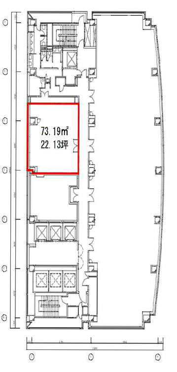 賃貸オフィス間取り図