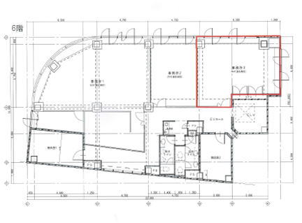 賃貸オフィス間取り図