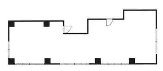 賃貸オフィス間取り図