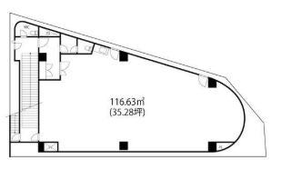 賃貸オフィス間取り図