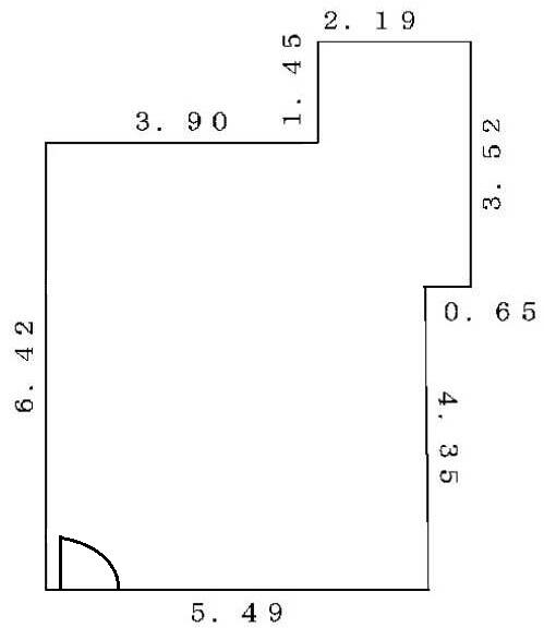 賃貸オフィス間取り図